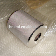 Maille de filtre non-tissée agglomérée industrielle de feutre de fibre d&#39;acier inoxydable de 40 microns